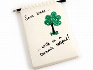 創(chuàng)意環(huán)保的陶瓷便簽!