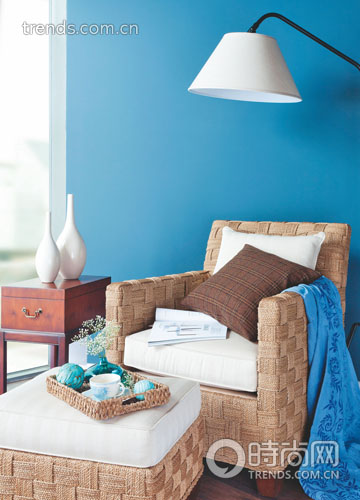 清爽的藍(lán)色港灣氛圍家裝