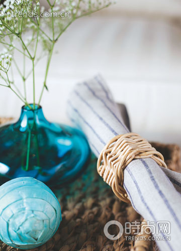 清爽的藍色港灣氛圍家裝