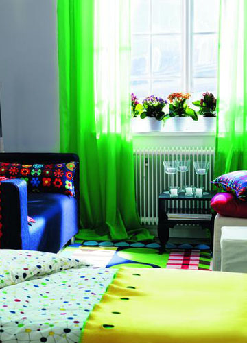 糖果色的兒童居室