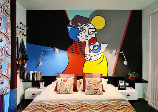 奔騰的糖果色童真風格家裝