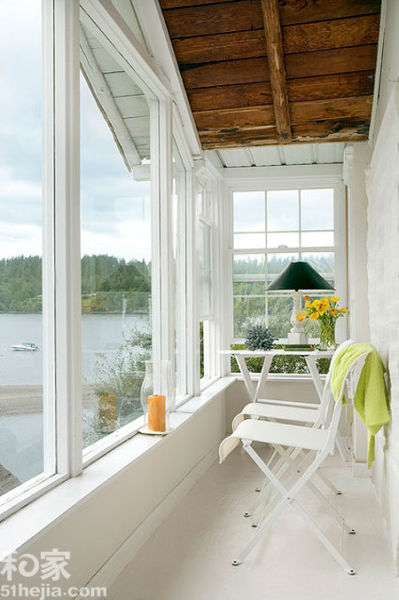 嗅到海洋氣息的清新陽臺