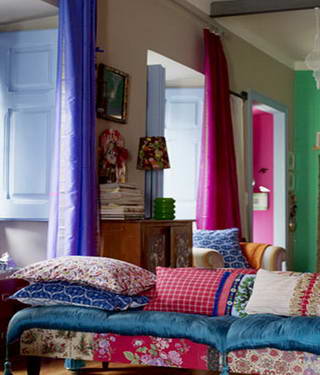 小戶型的混搭風(fēng)印花與色彩的美