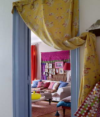 小戶型的混搭風(fēng)印花與色彩的美