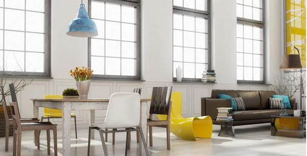 25個(gè)黃色系家居裝飾方案欣賞(上)