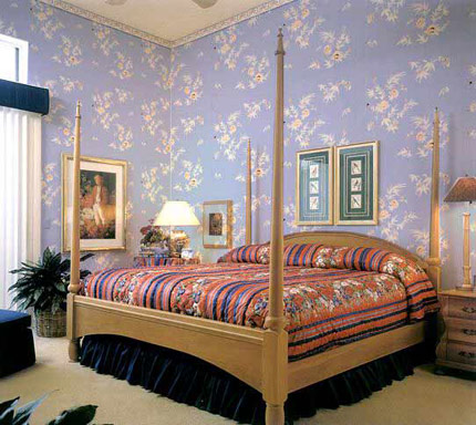 清新壁紙打造時髦美麗家居