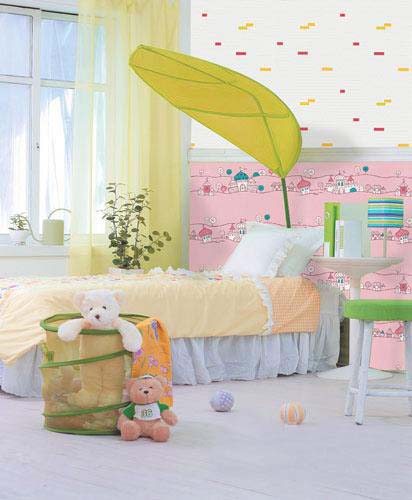 清新壁紙打造時髦美麗家居