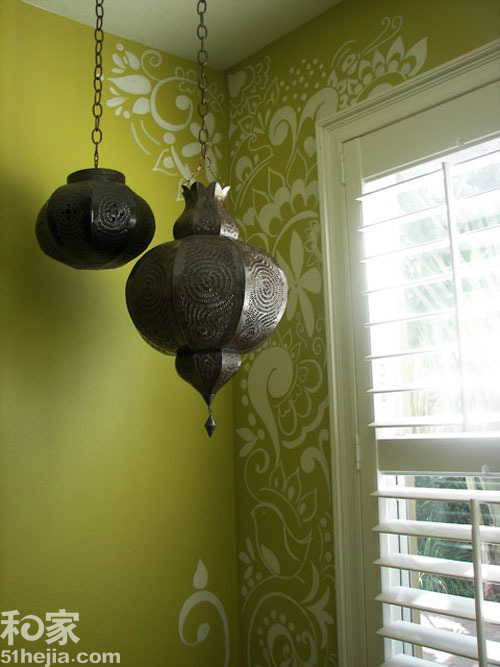 畫筆勾勒美好10個自然韻味手繪墻