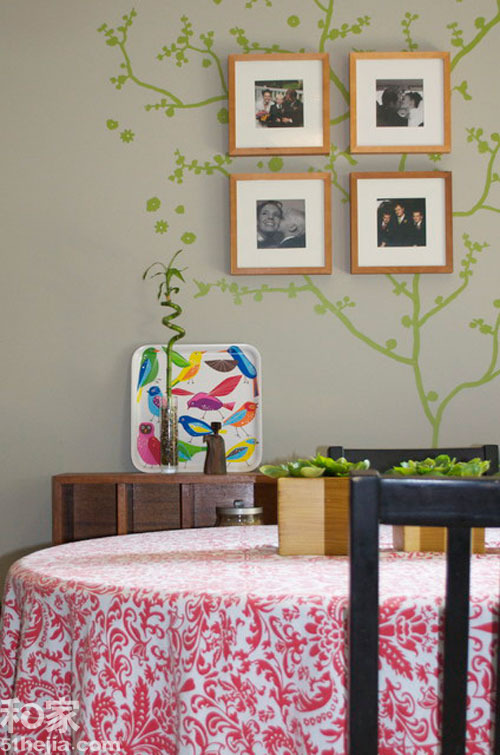 畫筆勾勒美好10個自然韻味手繪墻