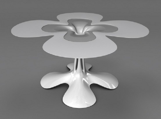 前衛(wèi)設(shè)計金屬質(zhì)感的未來風格家具