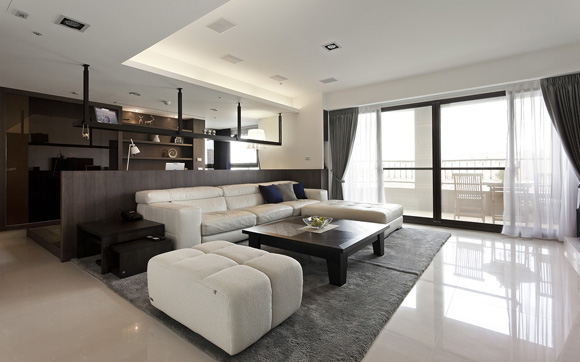 天光水景臺灣45平小戶型簡約生活