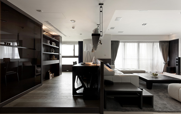 天光水景臺灣45平小戶型簡約生活