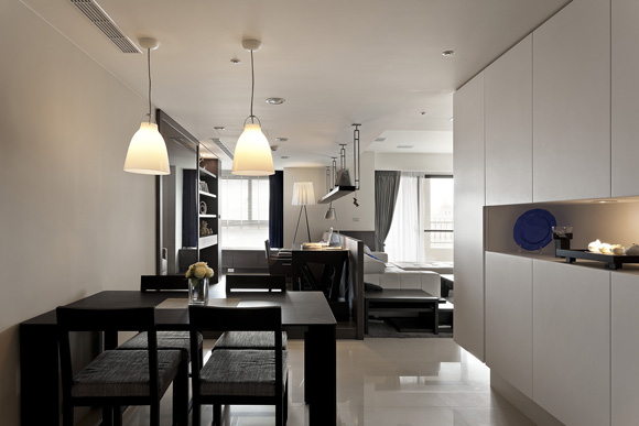 天光水景臺灣45平小戶型簡約生活