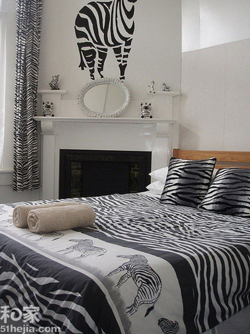 12個斑馬紋裝點臥室注入前衛(wèi)時尚