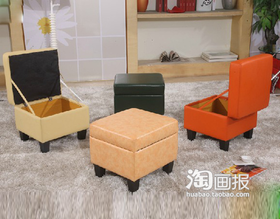 美觀實用39款儲物收納凳欣賞(2)