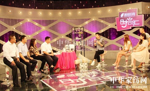 居夢(mèng)萊家紡董事長(zhǎng)顧平做客東方衛(wèi)視