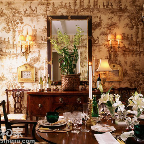 平鋪之美10個流行餐廳背景墻設計