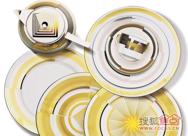 華麗金色餐具助興中秋盛宴(下)