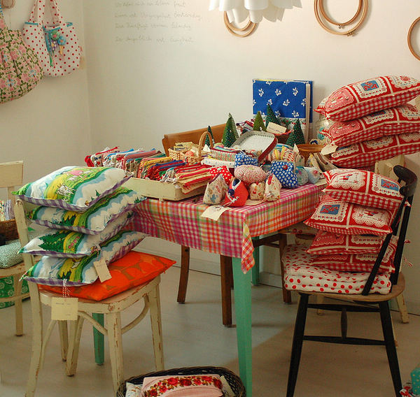 溫馨房間淺色拼貼的復古創意(1)