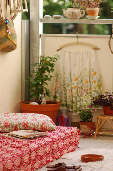 溫馨房間淺色拼貼的復古創意(2)