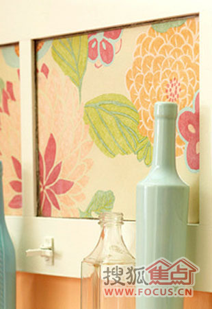 裝飾布藝打造清新韓式田園客廳