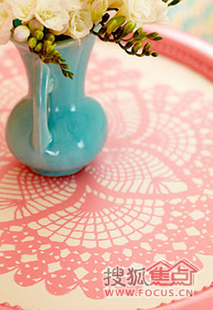 裝飾布藝打造清新韓式田園客廳