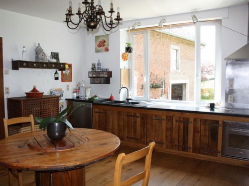 法式鄉村元素妝點浪漫廚房(1)