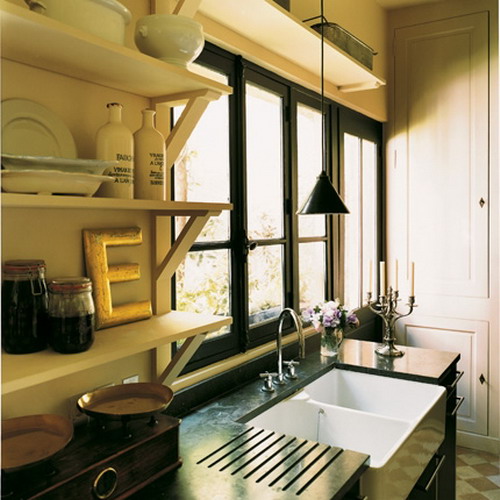 法式鄉村元素妝點浪漫廚房(1)