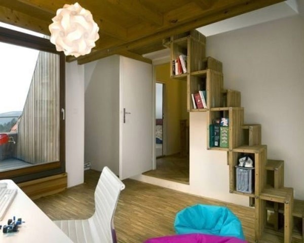 家居收納40款樓梯存儲(chǔ)空間(3)