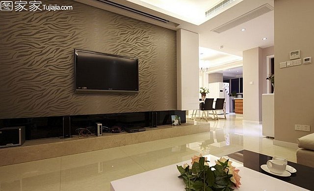 網購裝飾時尚兩居打造咖啡色臥室