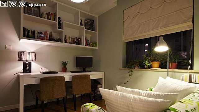 網購裝飾時尚兩居打造咖啡色臥室