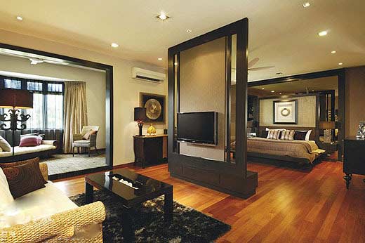 巧擴功能區8個實用臥室隔斷設計