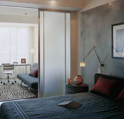 巧擴功能區8個實用臥室隔斷設計