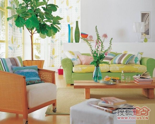 清新飾家以綠色為主題的家居