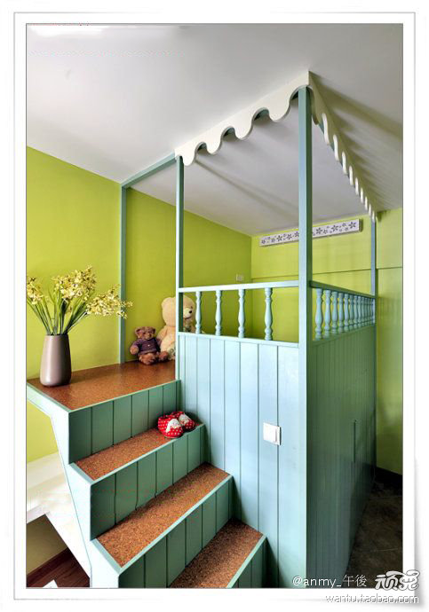 看得見成長的樓梯兒童房(1)