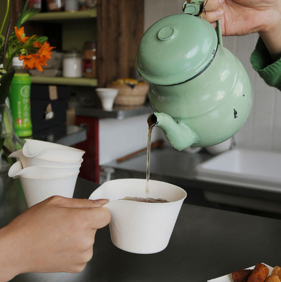 日本一次性紙質餐具設計