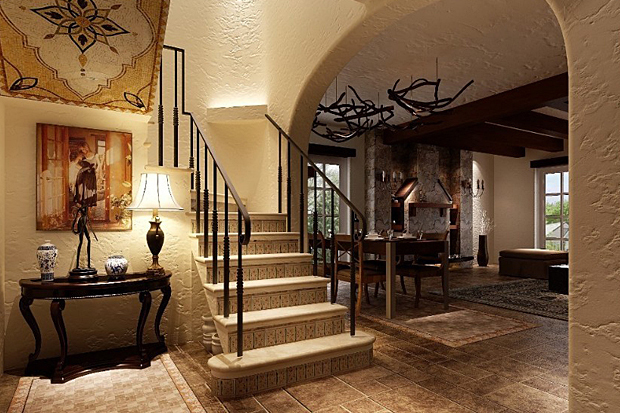 地中海風情客廳設計(1)