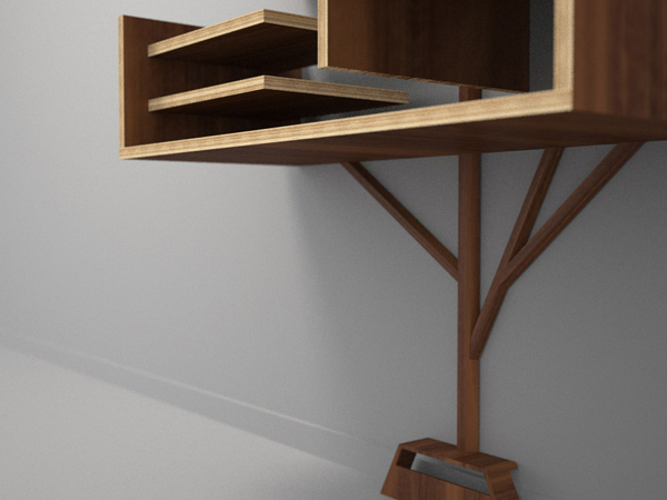 實用的電視架設計