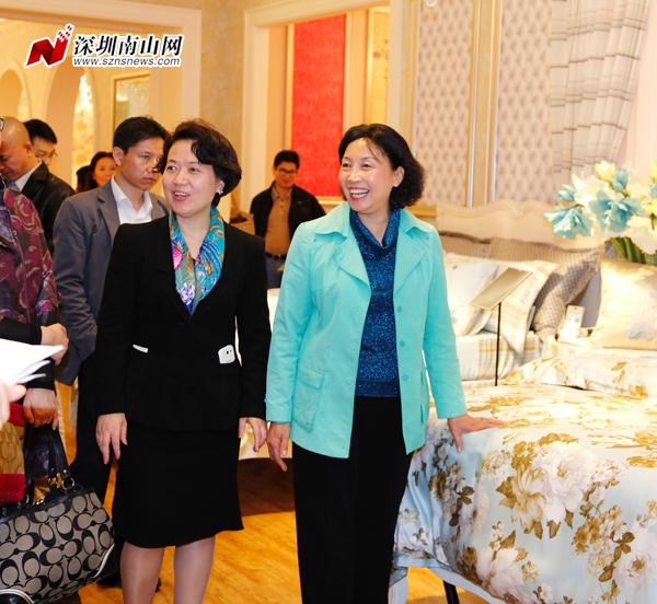 深圳市領(lǐng)導(dǎo)調(diào)研富安娜