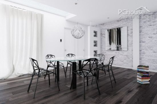 玩轉黑白配大戶型室內設計