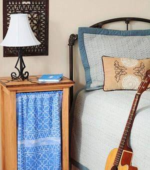 老式木床頭柜DIY改造方案