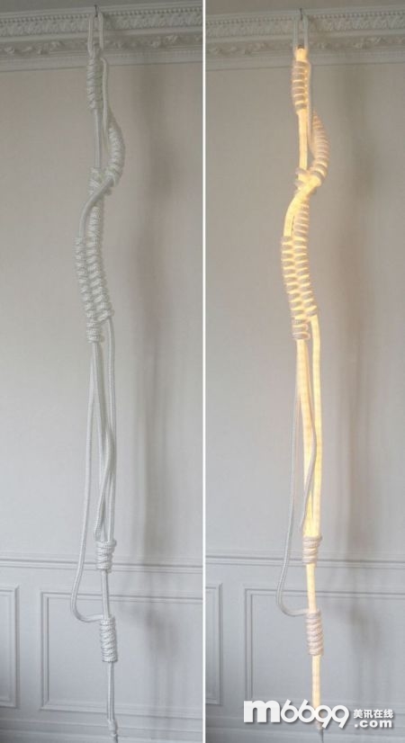 獨(dú)特的繩結(jié)燈