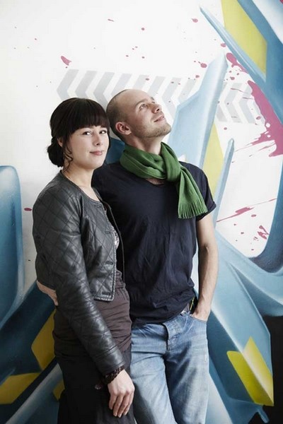 壁畫藝術室內設計哥本哈根公寓