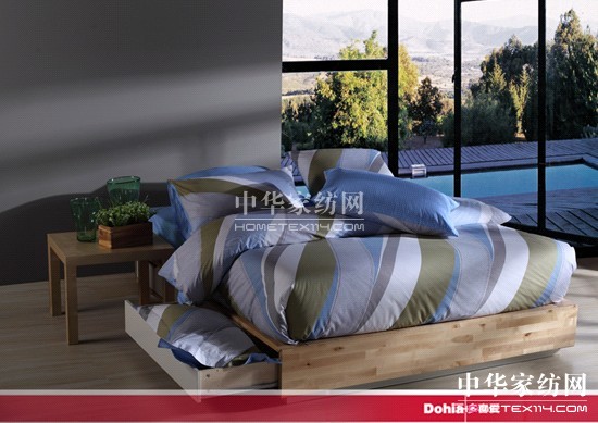多喜愛家紡:床品流行撞色時尚
