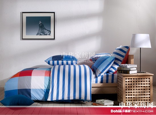 多喜愛家紡:床品流行撞色時尚