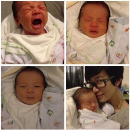 佘詩曼探望周家蔚客串奶媽