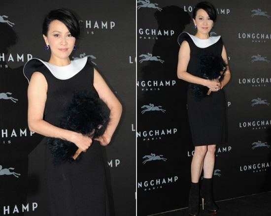 LANVIN小黑裙拼優雅劉詩詩略遜劉嘉玲