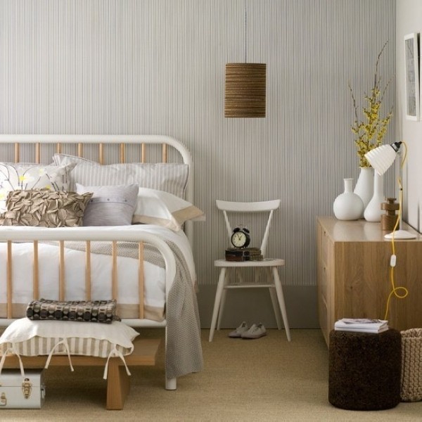 清新淡雅斯堪的納維亞風格臥室(3)