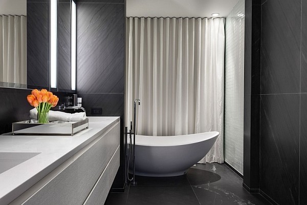 優雅簡約的灰色加拿大公寓