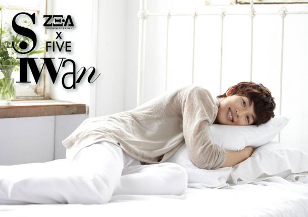 ZE:A-FIVE專輯封面照一展春日暖男氣質